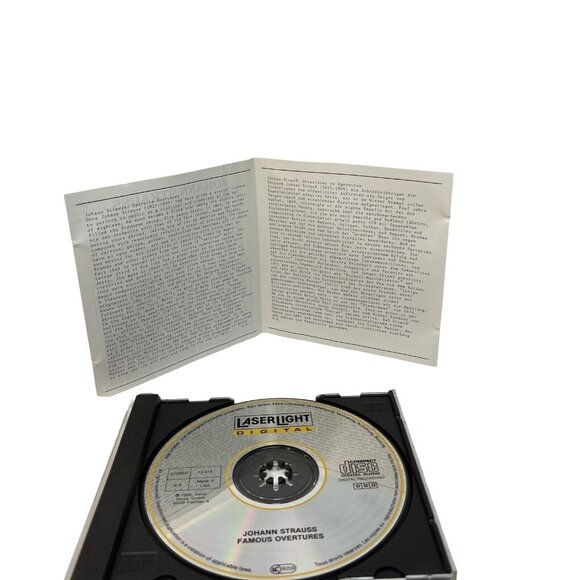 Johann Strauss Famous Overtures CD Laserlight Digital 55 Min Vienna Orchestra Jo - Picture 4 of 4